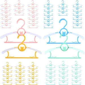 Adjustable Baby & Kid Clothes Hangers - Space-Saving, Durable & Extendable - Picture 1 of 48