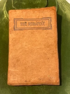 The Rubaiyat of Omar Khayyam - Edward Fitzgerald - c1919 Suede Leather Cover - Picture 1 of 6