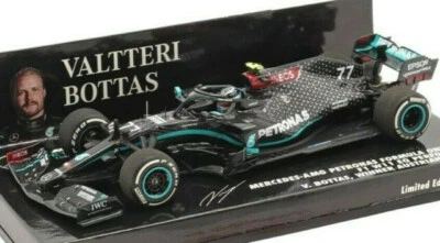 1:43 Minichamps 410200177 Valtteri Bottas Mercedes F1 W11 1st Austrian GP 2020 - Image 1 of 3