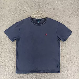 Polo Ralph Lauren Shirt Mens Medium Blue T Shirt - Picture 1 of 9