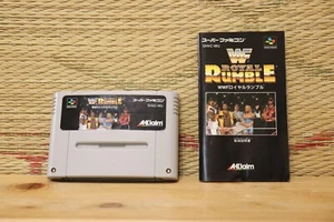 WWF Royal Rumble w/manual Nintendo Super Famicom SFC Very Good Condition! - Picture 1 of 2