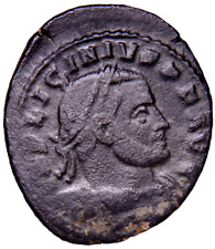 VERY RARE Port of Rome Mint MOST Licinius I Genius Jupiter  Roman Coin wCOA