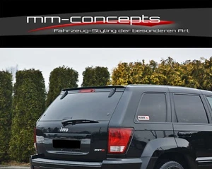 Alerón de techo CUP NEGRO para Jeep Grand Cherokee WK SRT8 alerón trasero  - Imagen 1 de 7