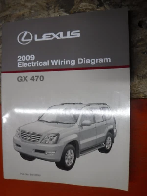 2009 LEXUS GX 470 ORIGINAL FACTORY ELECTRICAL WIRING DIAGRAMS MANUAL SERVICE - Image 1 of 4