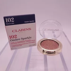 Clarins Ombre Sparkle ombretto .5 oz PEACH GIRL 102 - Foto 1 di 6