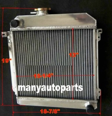 Aluminum Radiator For BMW E21 315 316 318 318i 320 320i M10 1975-1983 MT Foto 1 de 4