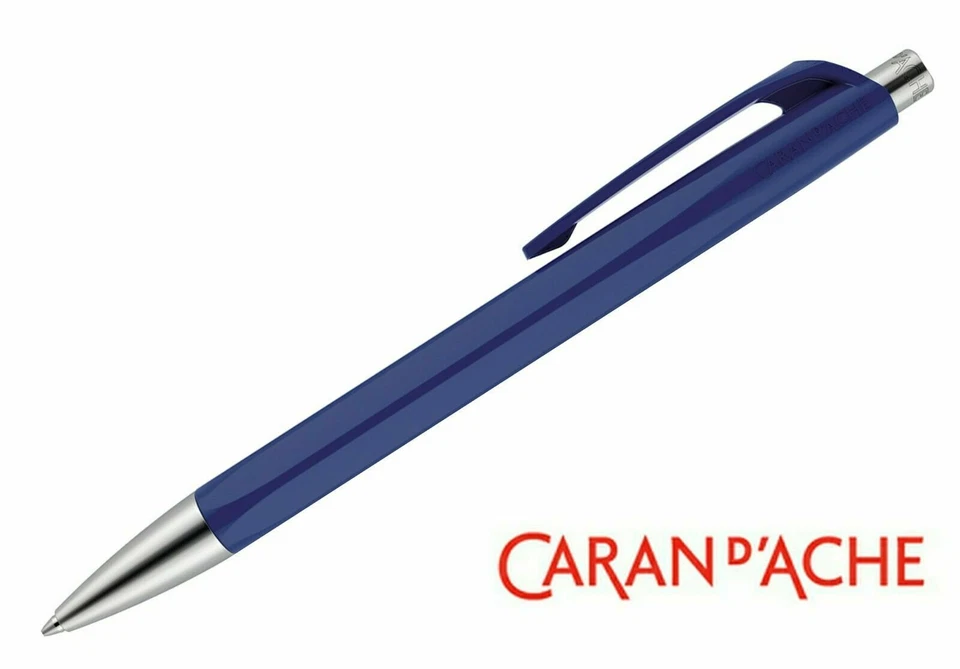 Bolígrafo Caran d'Ache 888 Infinite azul noche hecho en Suiza Foto 1 de 1