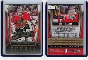 13/14 2013/14 Mazzo superiore MVP sceneggiatura oro #83 Antti Raanta Blackhawks /100 - Foto 1 di 1