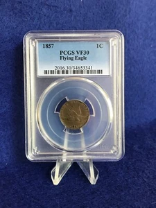 1857 Flying Eagle Cent 1c *PCGS VF30 Very Fine* Good Original Eye Appeal - Picture 1 of 4