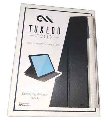 New Old Stock Case-Mate Tuxedo folio Case With Dual Stand Samsung Galaxy Tab A - Image 1 of 4