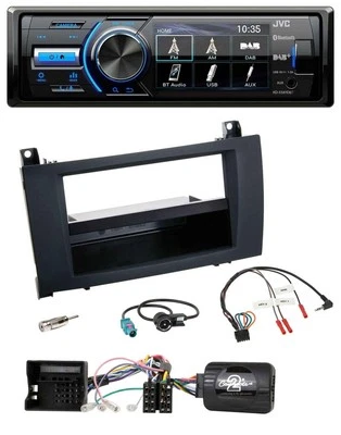 JVC Bluetooth Lenkrad USB DAB Autoradio für Mercedes SLK R171 2004-2011 - Bild 1 von 4