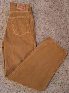 Jeans Levi's taglia 27 velluto a coste 94 larghi vita media gamba dritta misure 28x29 - Foto 1 di 9