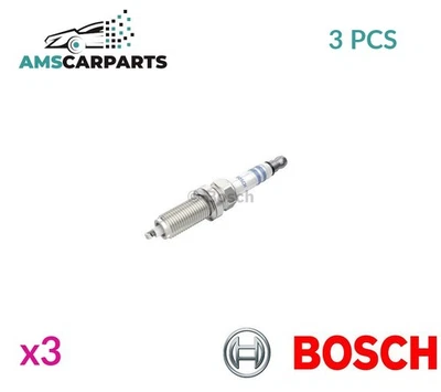 ENGINE SPARK PLUG SET PLUGS 0 242 129 510 BOSCH 3PCS NEW OE REPLACEMENT - Image 1 of 4