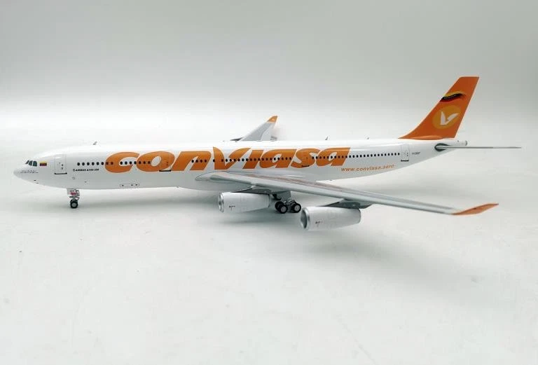 Conviasa Airbus A340-313 YV3507 Con Supporto 1:200 Inflight200 IF343VO0522 - Immagine 1 di 1