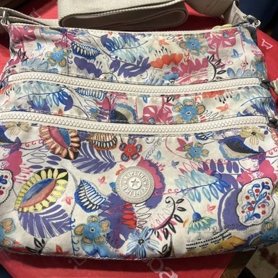 Bolso Bandolera Vintage Kipling Para Mujer Caprichoso Floral Brillante Multicolor Foto 1 de 4
