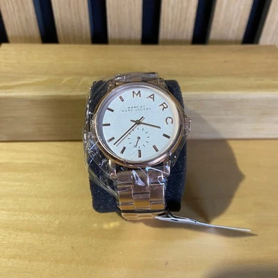 Reloj Mujer Marc Jacobs MBM3244 Caja 36mm Pulsera Oro Rosa. Nuevo - Imagen 1 de 4