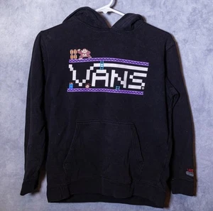 Vans x Nintendo Donkey Kong Black Hoodie – Teen Size L – Excellent - Picture 1 of 2