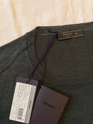 prada sweater men xl size 54 UMA273 PARICOLLO ML BOTTIGLIA LANA SETA MALTI - Image 1 of 2