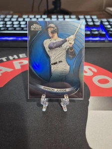 Aaron Judge Topps Chrome Black 2022 Blue refractor /75 - Picture 1 of 4