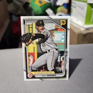 Paul Skenes 2024 Bowman Baseball Paper Prospect Card #BP-125 - Picture 1 of 2