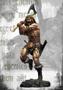 Kit de resina sin pintar Nocturna Quest THUNDER Barbarian 70 mm edición Kickstarter - Imagen 1 de 10