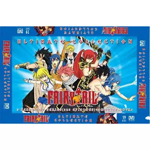 DVD Anime Fairy Tail Series Season 1-9 Vol.1-328 End + 2 Movie + 9 OVA - Imagen 1 de 9