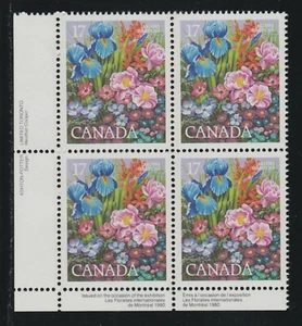 1980 Canada SC# 855 LL - International Events - Plate Block M-NH Lot # 2956c - Picture 1 of 1
