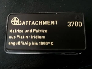 Zahntechnik Teilungsgeschiebe 3 Stück - Bild 1 von 4