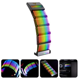 ARGB Sync Power Cord RGB Cable Power Cable RGB Extension Sleeved Cable - Afbeelding 1 van 12