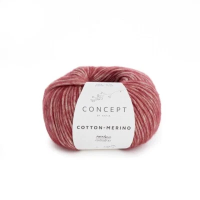 Katia Concept Yarn ::Cotton-Merino #125:: Maroon - Image 1 of 3