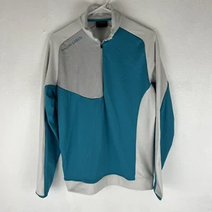 Galvin Green Insula Half Zip Pullover Golf Medium Teal Mens Sweater - Picture 1 of 4