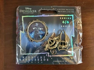 Hades Disney Designer Sammlung Mitternacht Maskerade Schurken Pin Set in der Hand!! - Bild 1 von 1