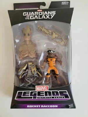Marvel Legends ROCKET RACCOON Serie Infinita CONSTRUYE UNA FIGURA GROOT Foto 1 de 4
