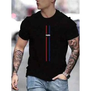 Camisa De Manga Larga Moda Lujo Camiseta Elegante Algodón Cuello V Para Hombres - Imagen 1 de 32