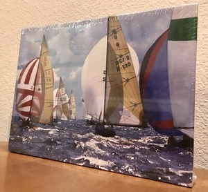 ✅New! Springbok 500 piece puzzle - Sailboats 18" x 23.5" pc jigsaw sealed - Picture 1 of 3