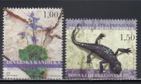 BOSNIA CROAT SECTOR Dinarian Kandilka & Salamander MNH set Cover