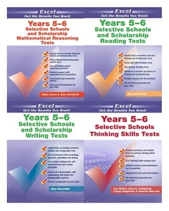 Excel Selective Schools and Scholarship Tests 4 Books Pack Year 5- 6 New Edition - Picture 1 of 15