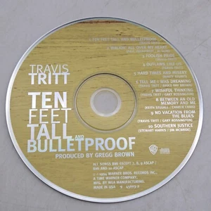 Ten Feet Tall & Bulletproof by Travis Tritt (CD, 1994) DISC ONLY - Picture 1 of 4