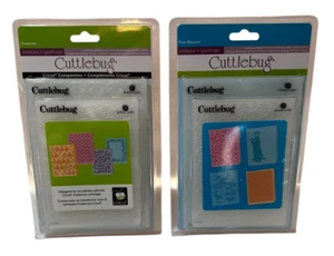 NEW Cricut Cuttlebug Folders Provo Craft (Lot of 2) Preserves & Plum Blossom - Picture 1 of 2