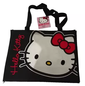 HELLO KITTY SHOPPER BAG BORSA BUSTA DA SPESA SHOPPING FASHION 44X33 + MANIGLIE - Foto 1 di 1