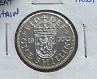 1970 Großbritannien 1 One Schilling - Englisches Wappen - Nachweis
