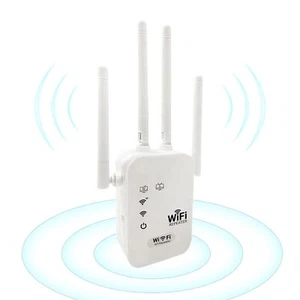 WLAN Verstärker WiFi Extender Booster 300Mbps Hochleistung mit 4 Antennen RJ45 - Bild 1 von 4