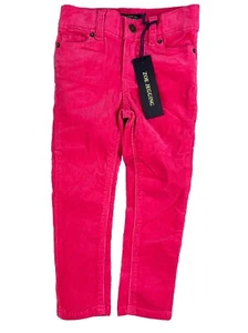 NWT LUCKY BRAND Girls Pink Corduroy Pants Size 3T ZOE JEGGING Adjustable Waist - Picture 1 of 8