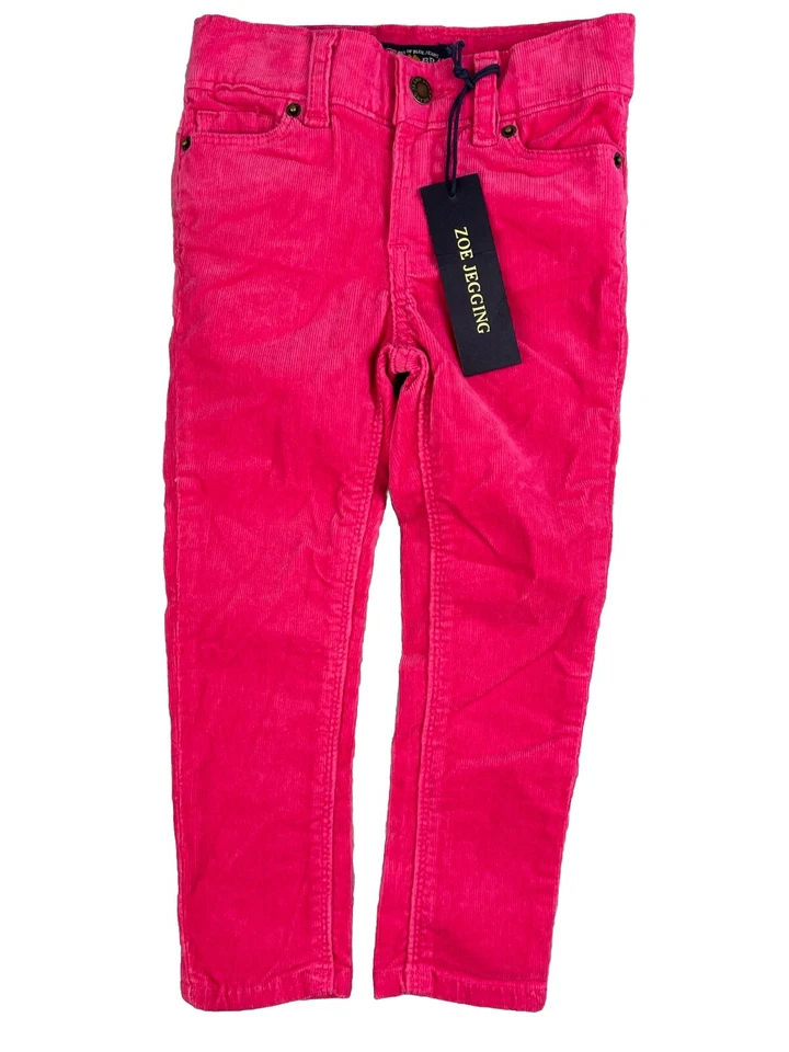 Новый с Ярлыками LUCK BRAND девочек розовый вельветовые брюки размер 3T ZOE JEGGING регулируемая талия - Изображение 1 из 4
