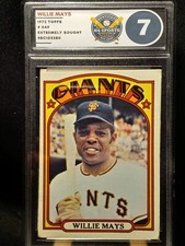 1972 Topps - #49 Willie Mays - GRADED (7) Very Popular Card
