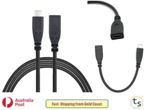 USB 3.1 Type-c Extension Charging Cable USB-C Male to Female - Picture 1 of 7