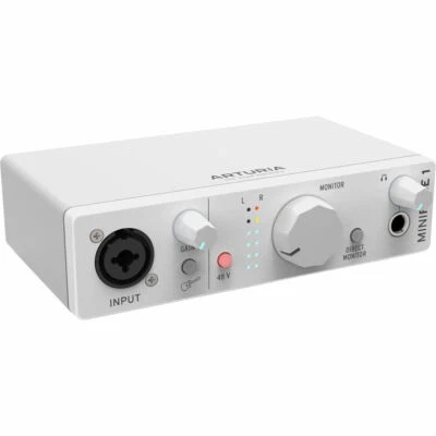 Arturia MiniFuse 1 Portable USB Type-C Audio Interface (White) - Image 1 of 4