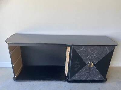 Cómoda de dormitorio negra y gris Foto 1 de 4