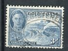 Gold Coast KGVI 1948 3d light blue SG140 used