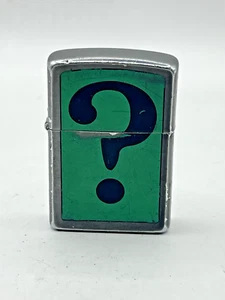 VINTAGE BARRETT SMYTHE GREEN QUESTION MARK LIGHTER (20) - Picture 1 of 12